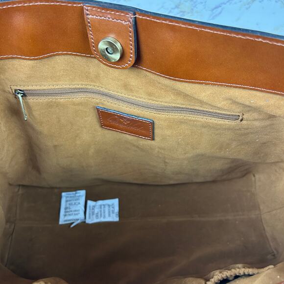 Patricia Nash Cameley Tote Tan Leather NWT - Picture 4 of 6